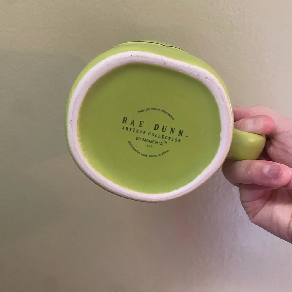 Rae Dunn “Toxic” Green and Black Halloween Theme Mug